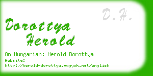 dorottya herold business card